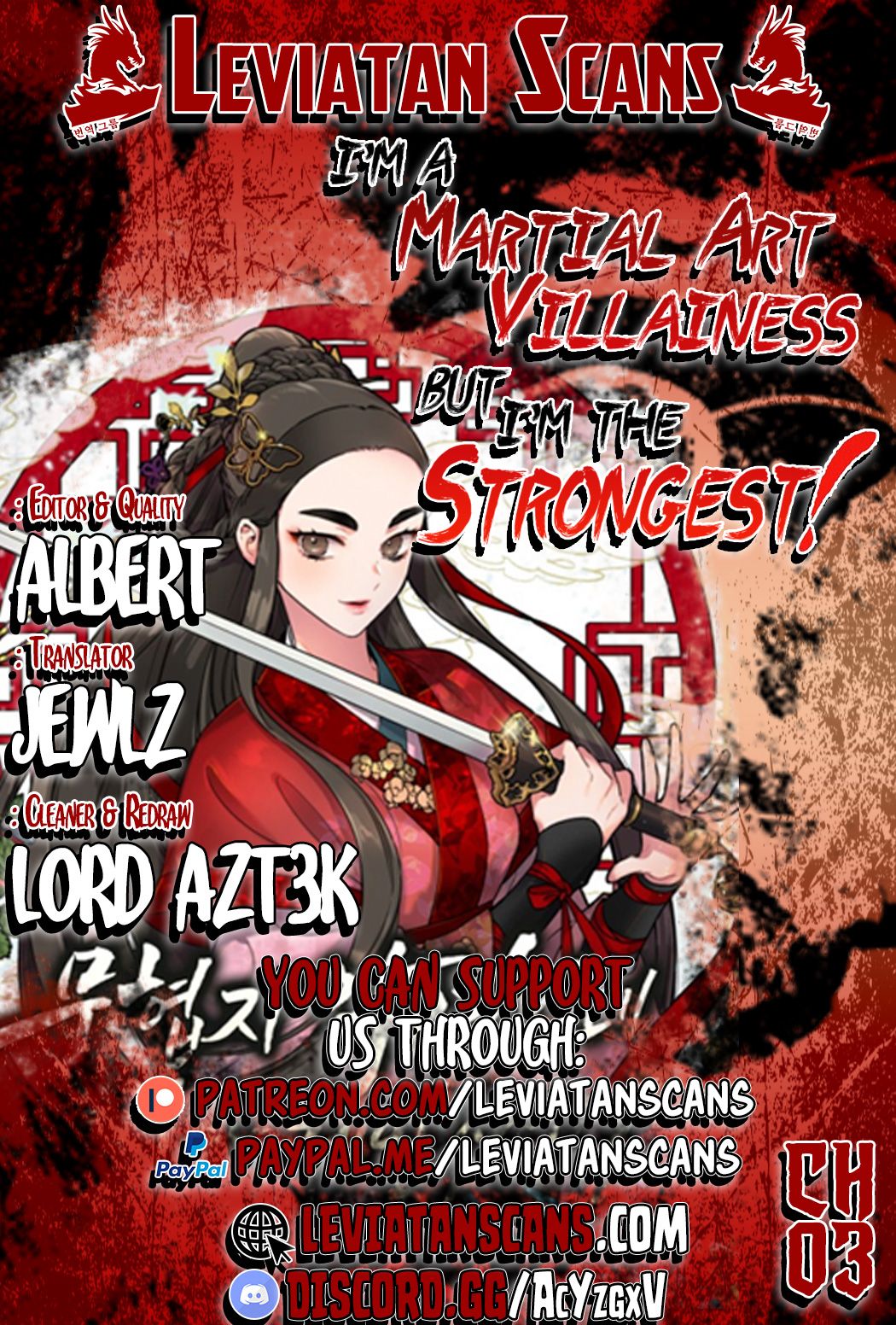 I'm a Martial Art Villainess but I'm the Strongest! Chapter 3 1